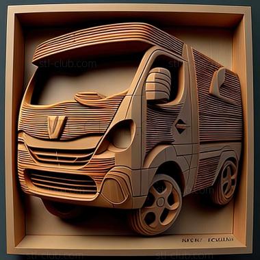 3D model Renault Trafic (STL)